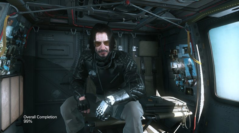 Un mod para MGSV permite cambiar a Snake por Keanu Reeves