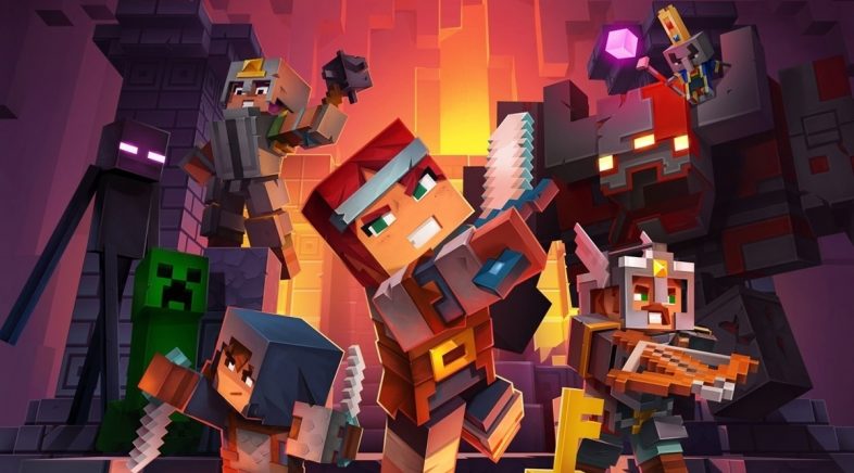 Minecraft Dungeons non contará con cross-play no seu lanzamento