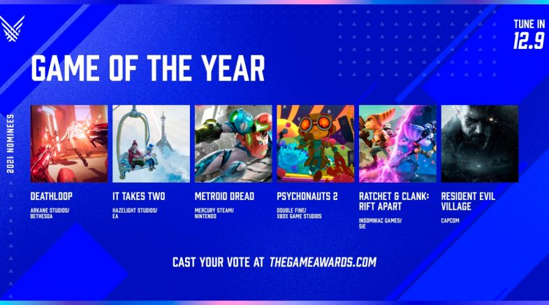 The Game Awards :: A edición do 2021 xa ten os seus nomeados