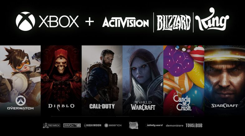 Microsoft faise con Activision Blizzard por 68.700 millones de dólares, a maior operación da historia dos videoxogos